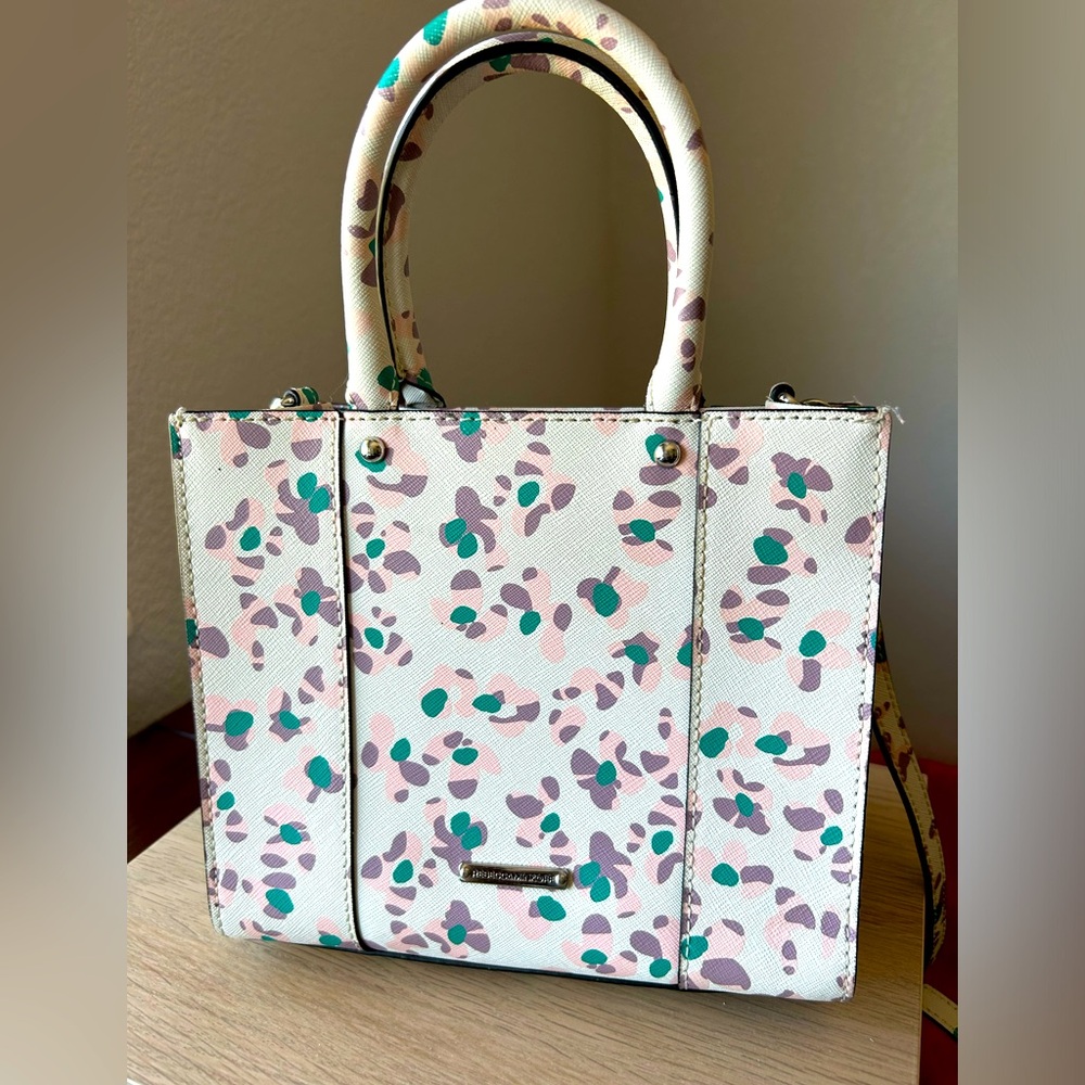 NWOT Rebecca Minkoff MAB Mini Crossbody Tote, Floral Pink Multi